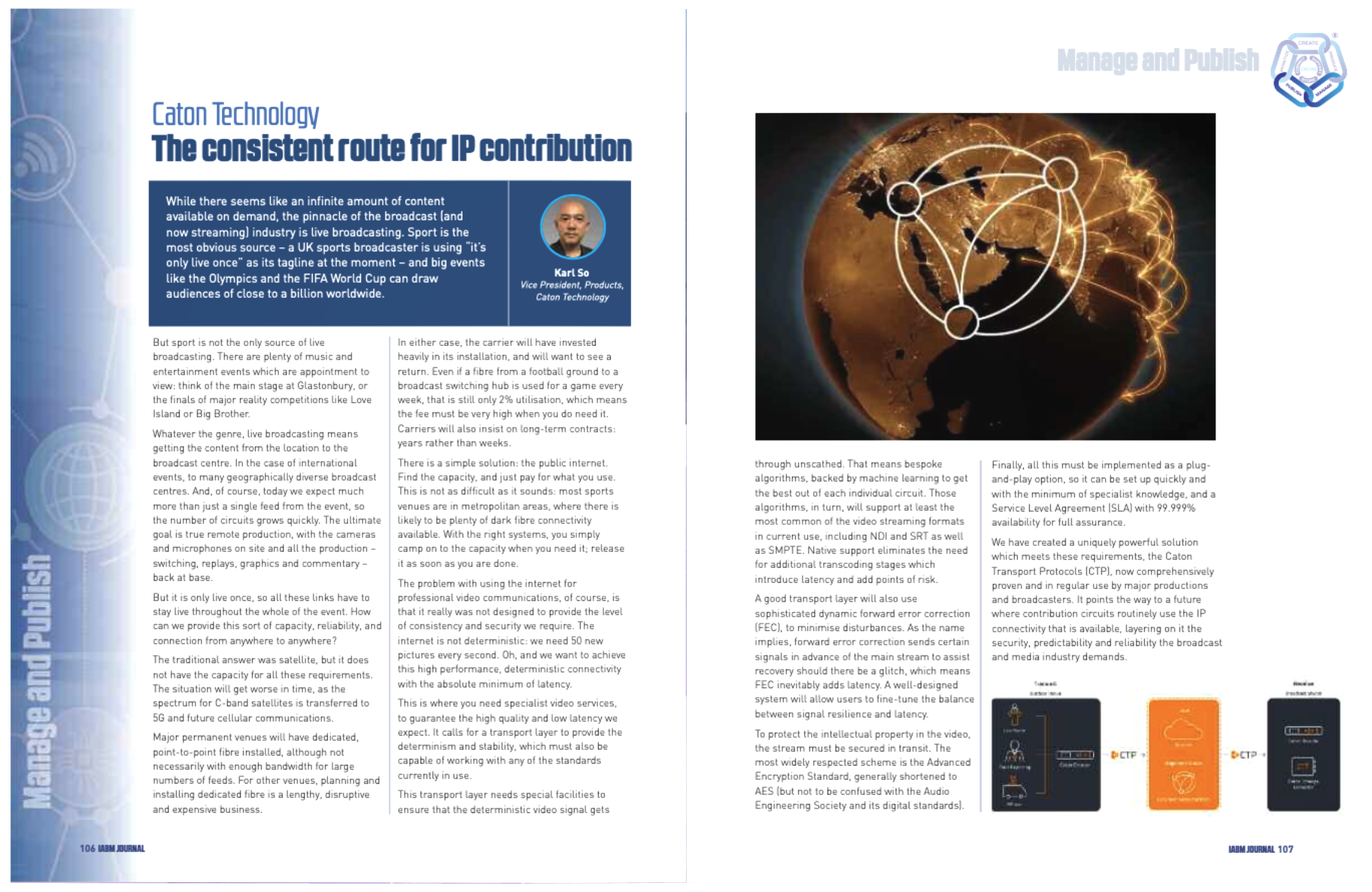 The consistent route for IP contribution